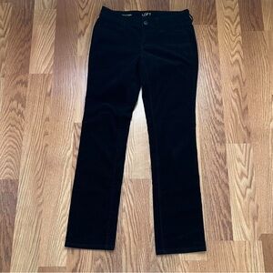 LOFT  Black Corduroy Jeans